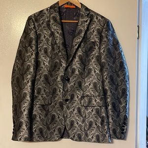Tallia Mens Sport Jacket - Paisley - Medium